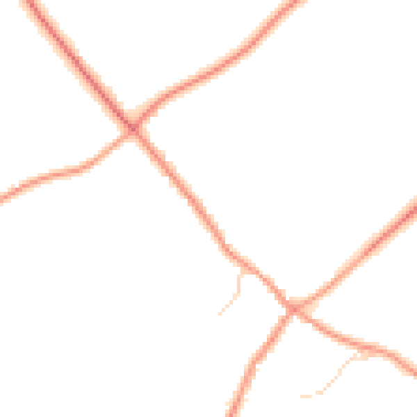 Daytime road noise heatmap for RG7 6BL