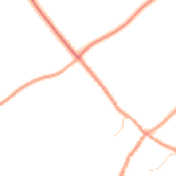 Daytime road noise heatmap for RG7 6BS