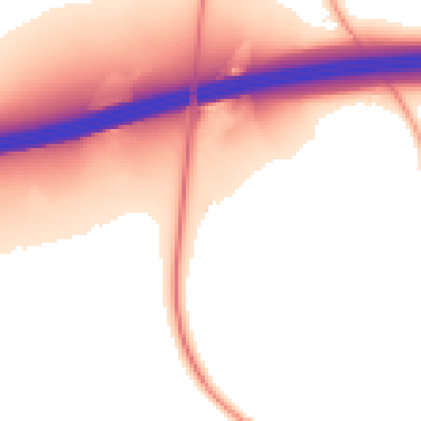 Daytime road noise heatmap for RG7 6DX
