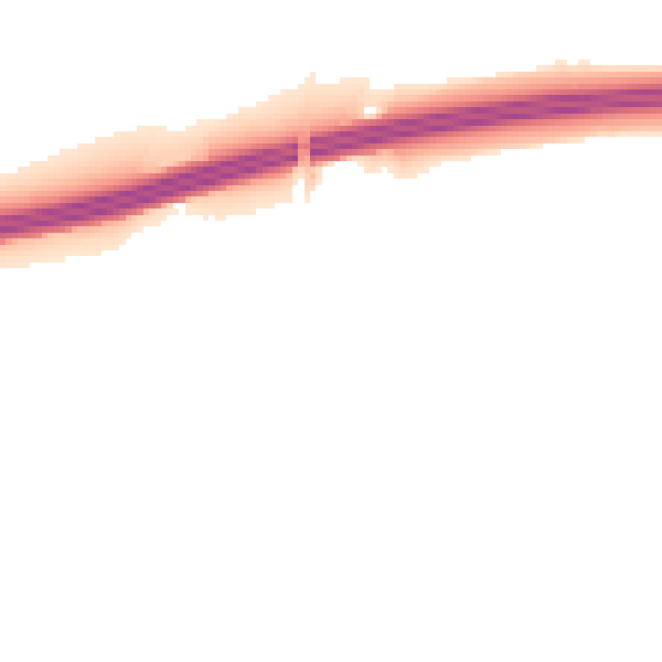 Night-time road noise heatmap for RG7 6DX