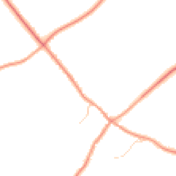 Daytime road noise heatmap for RG7 6EH