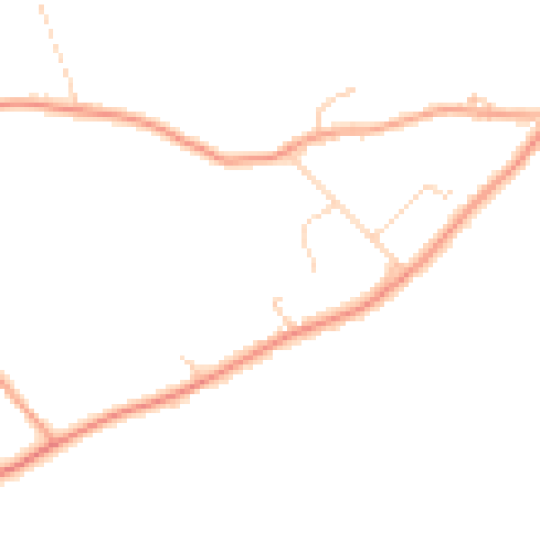 Daytime road noise heatmap for RG7 6EZ