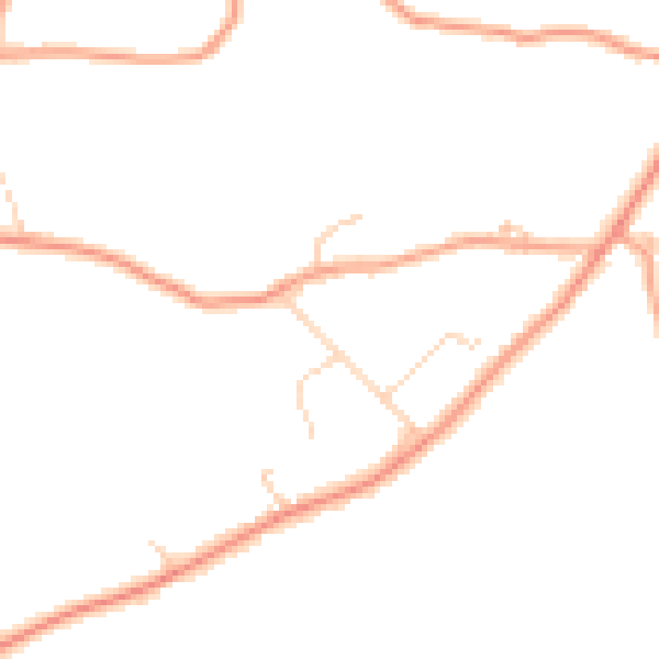 Daytime road noise heatmap for RG7 6HH