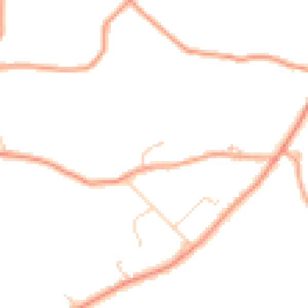Daytime road noise heatmap for RG7 6JD