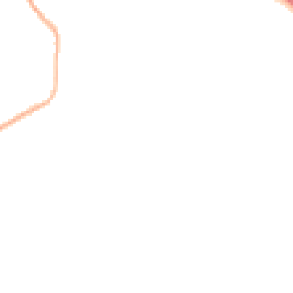 Night-time road noise heatmap for RG8 0SF