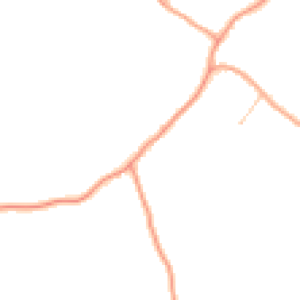 Daytime road noise heatmap for RG8 0SP