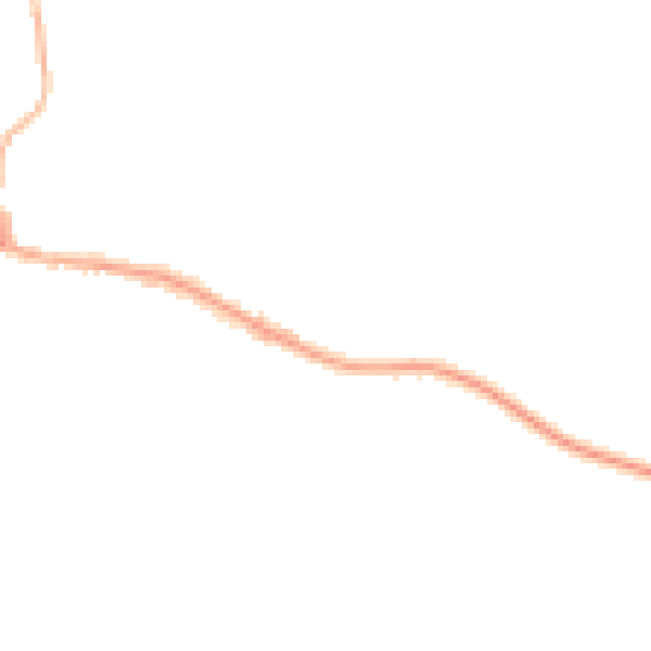 Night-time road noise heatmap for RG8 7LA