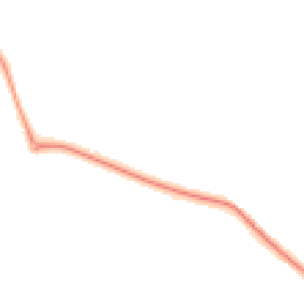 Night-time road noise heatmap for RG8 8DQ
