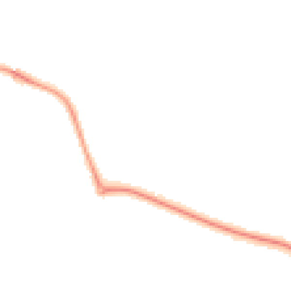 Night-time road noise heatmap for RG8 8EL