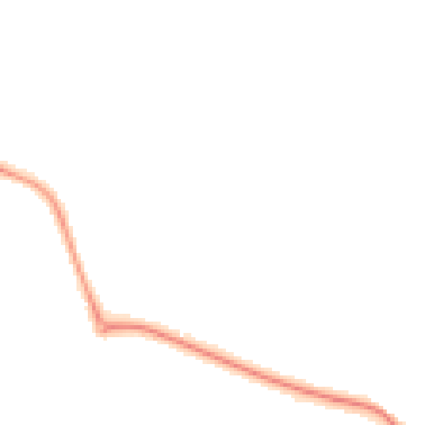 Night-time road noise heatmap for RG8 8TE