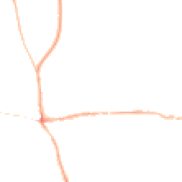 Night-time road noise heatmap for RG8 9HU
