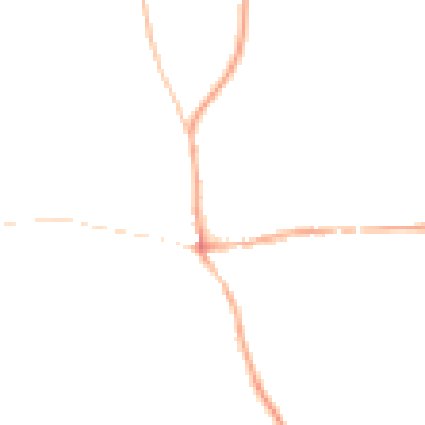 Night-time road noise heatmap for RG8 9JQ