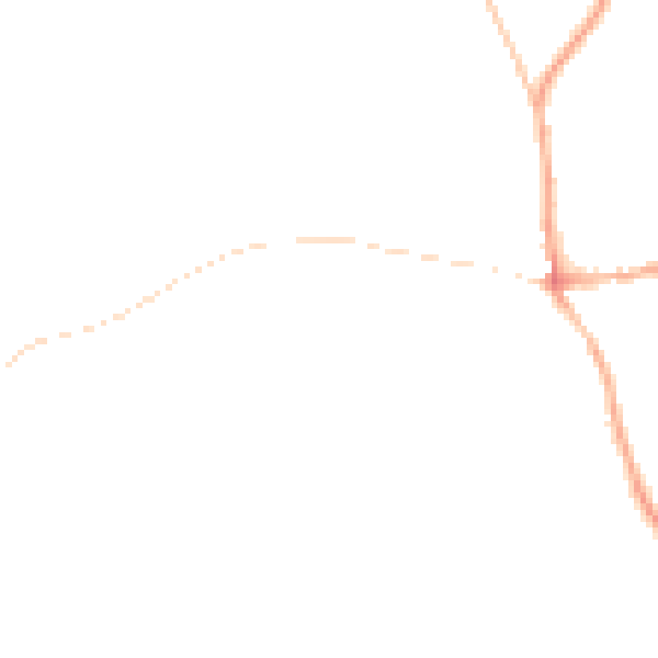 Night-time road noise heatmap for RG8 9QP
