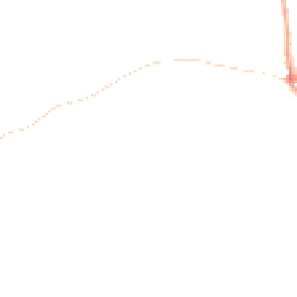 Night-time road noise heatmap for RG8 9RA