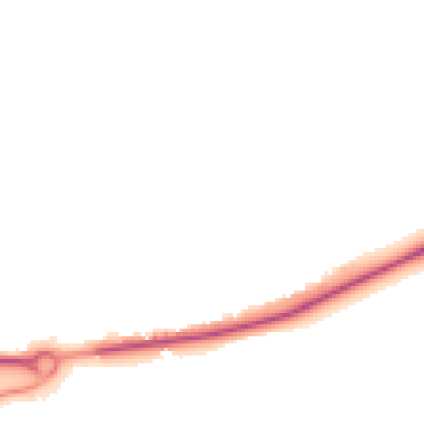 Night-time road noise heatmap for RH10 3QG