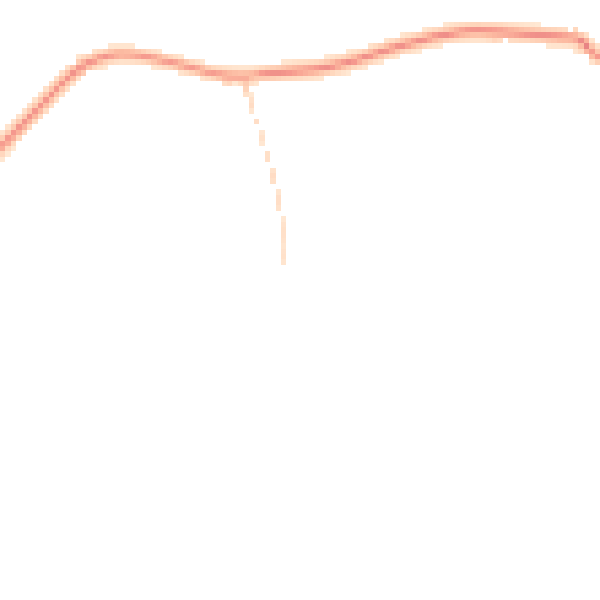 Daytime road noise heatmap for RH10 4NQ
