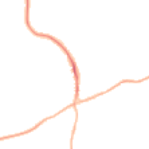 Night-time road noise heatmap for RH10 4NS