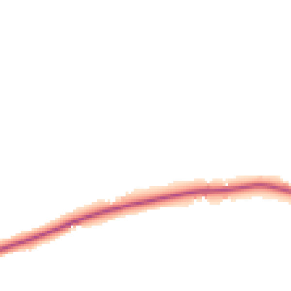 Daytime road noise heatmap for RH10 4QL