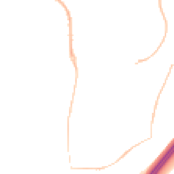 Night-time road noise heatmap for RH10 7JY
