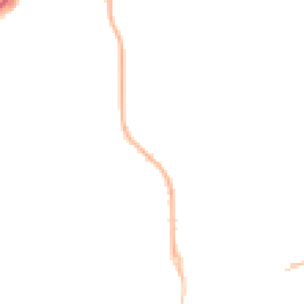 Night-time road noise heatmap for RH10 7NG