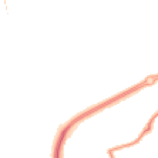 Night-time road noise heatmap for RH11 0AJ