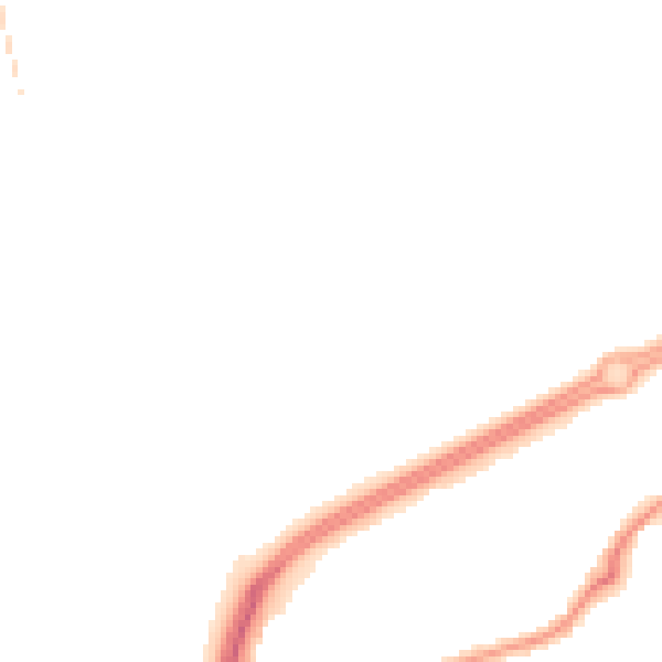 Night-time road noise heatmap for RH11 0AL