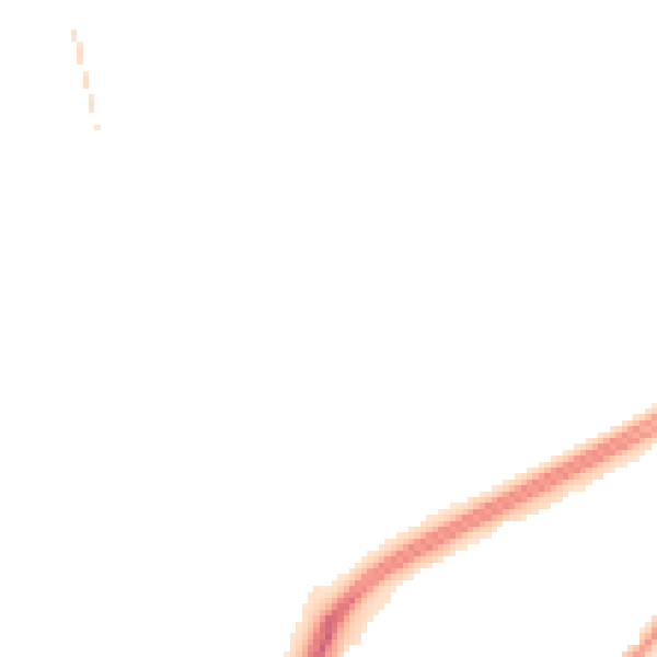 Night-time road noise heatmap for RH11 0AS