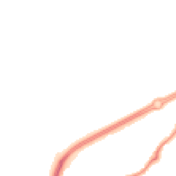 Night-time road noise heatmap for RH11 0BJ