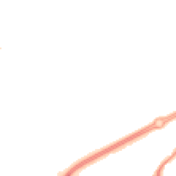 Night-time road noise heatmap for RH11 0BQ