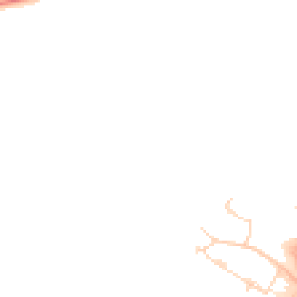 Daytime road noise heatmap for RH11 0PY
