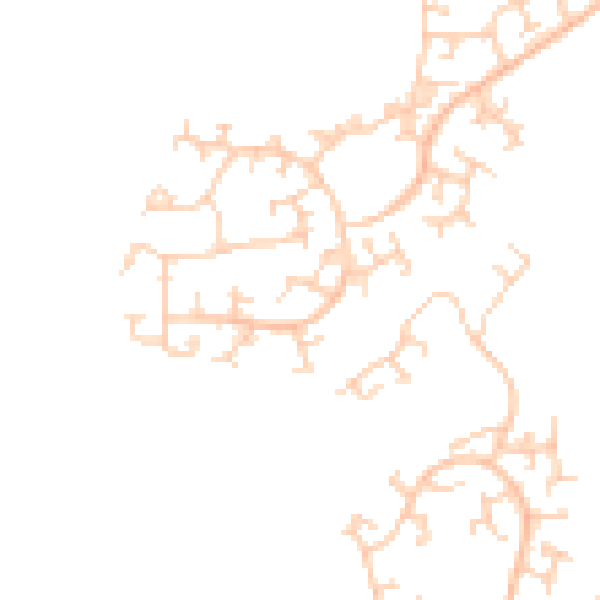 Daytime road noise heatmap for RH11 0QT