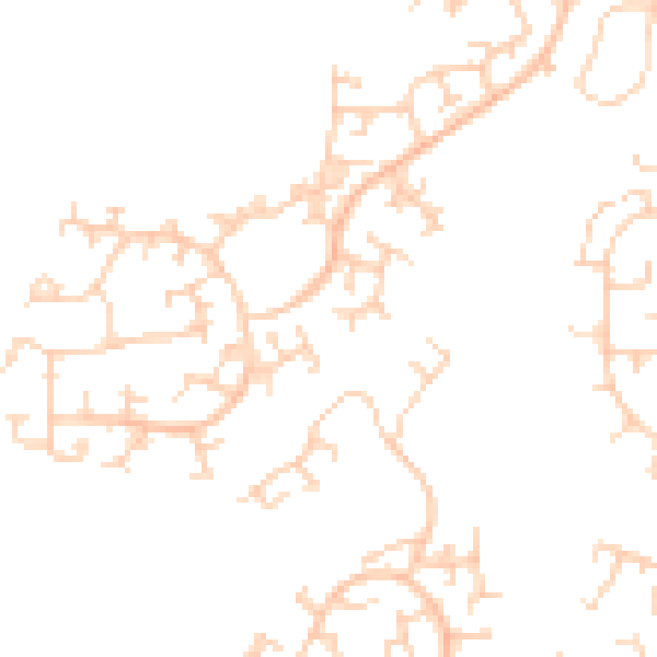 Daytime road noise heatmap for RH11 0RA
