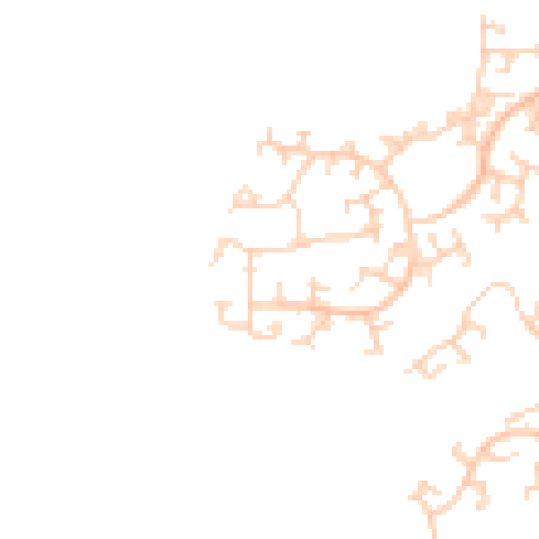 Daytime road noise heatmap for RH11 0SA