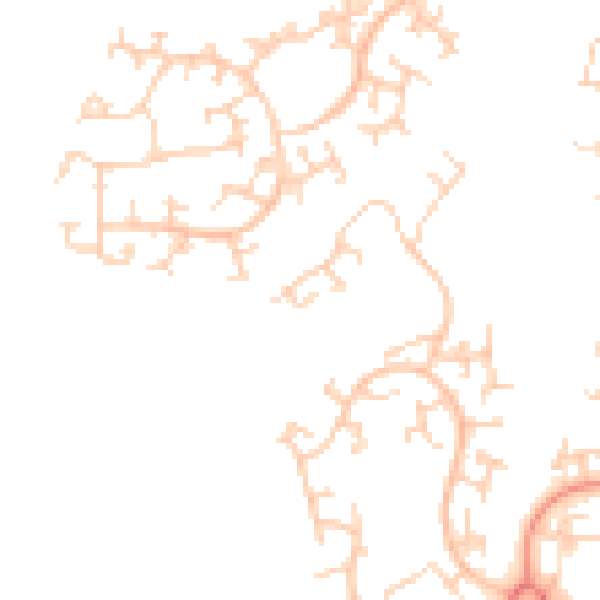 Daytime road noise heatmap for RH11 6BX