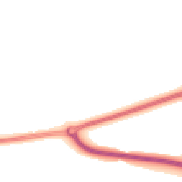 Night-time road noise heatmap for RH11 6EE