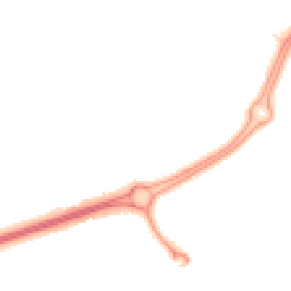 Night-time road noise heatmap for RH11 8NX