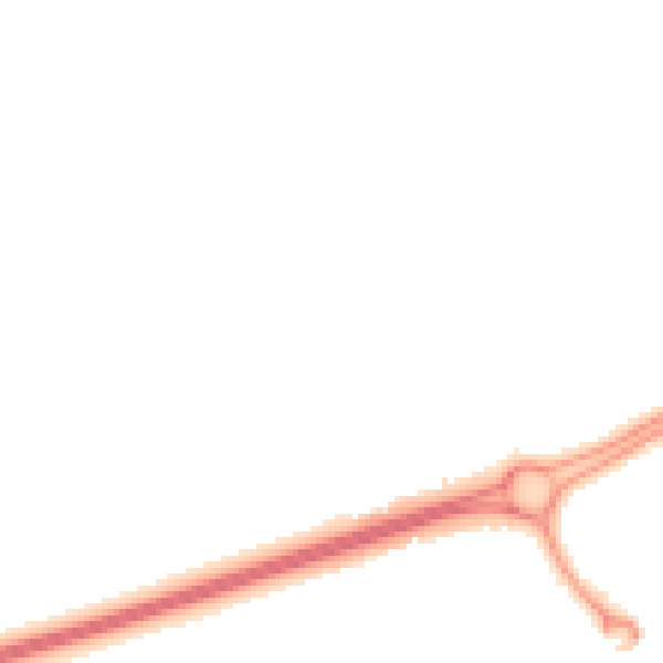 Night-time road noise heatmap for RH11 8UB