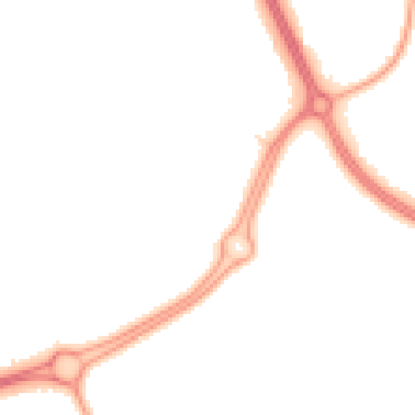 Night-time road noise heatmap for RH11 8XR