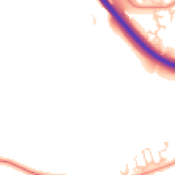 Daytime road noise heatmap for RH11 9AR