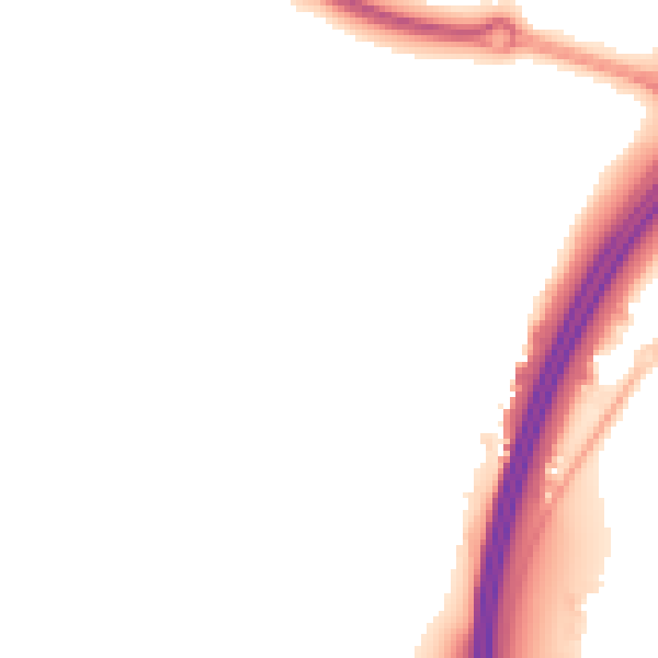 Night-time road noise heatmap for RH11 9GP