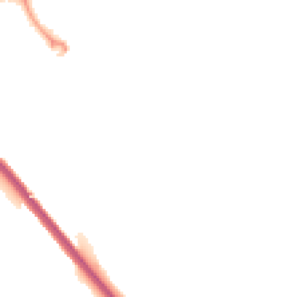 Night-time road noise heatmap for RH11 9JW