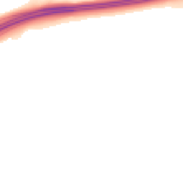 Night-time road noise heatmap for RH11 9UW