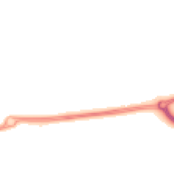 Night-time road noise heatmap for RH12 0BT