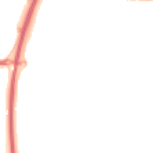 Night-time road noise heatmap for RH12 1UY