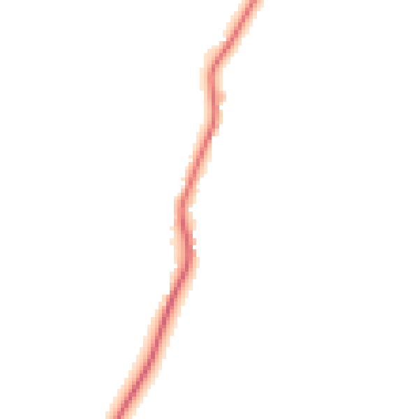 Night-time road noise heatmap for RH12 3ST