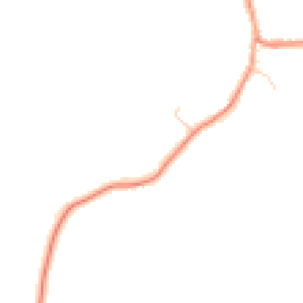 Daytime road noise heatmap for RH12 4PQ