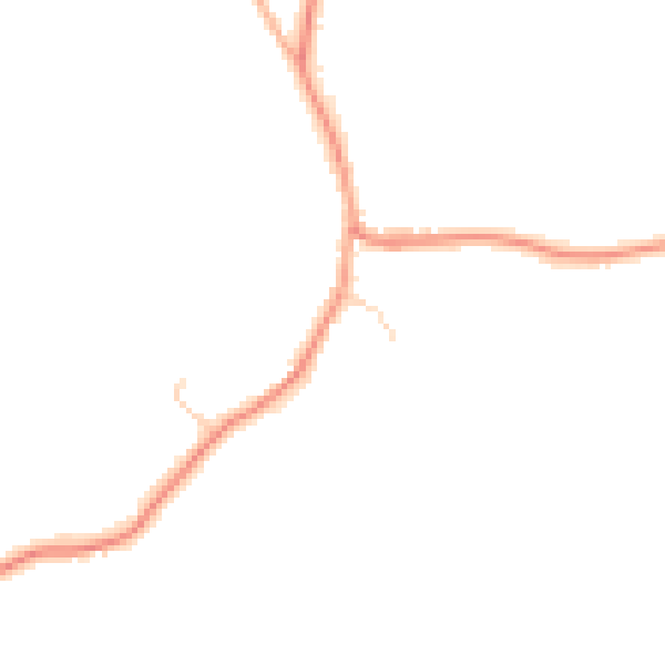 Daytime road noise heatmap for RH12 4PW