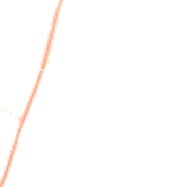 Night-time road noise heatmap for RH13 0AB