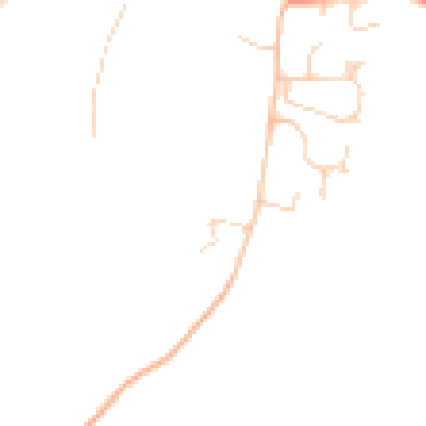 Daytime road noise heatmap for RH13 0BE