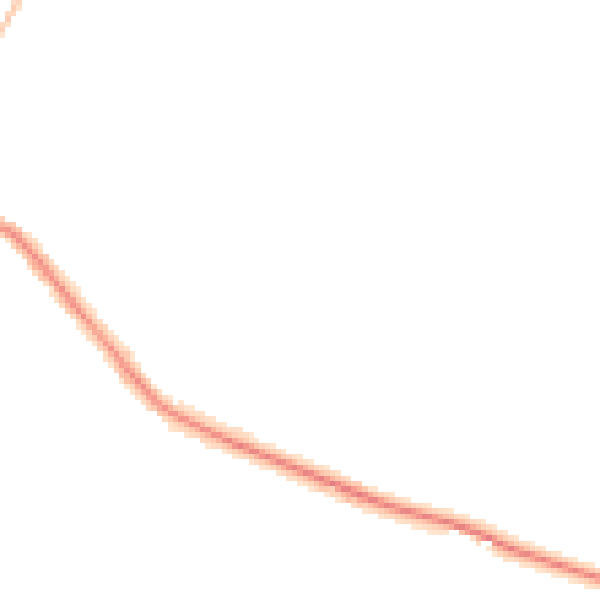 Night-time road noise heatmap for RH13 5NJ